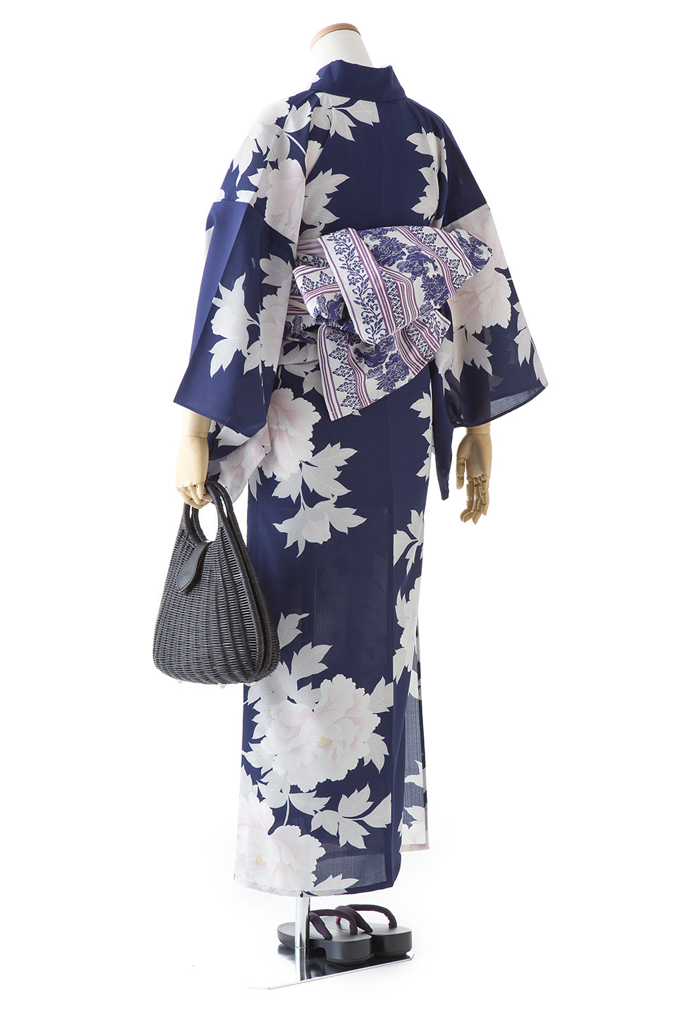 レディスゆかた/しろたえ牡丹