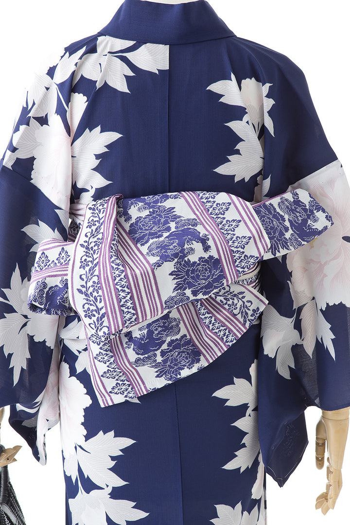 レディスゆかた/しろたえ牡丹