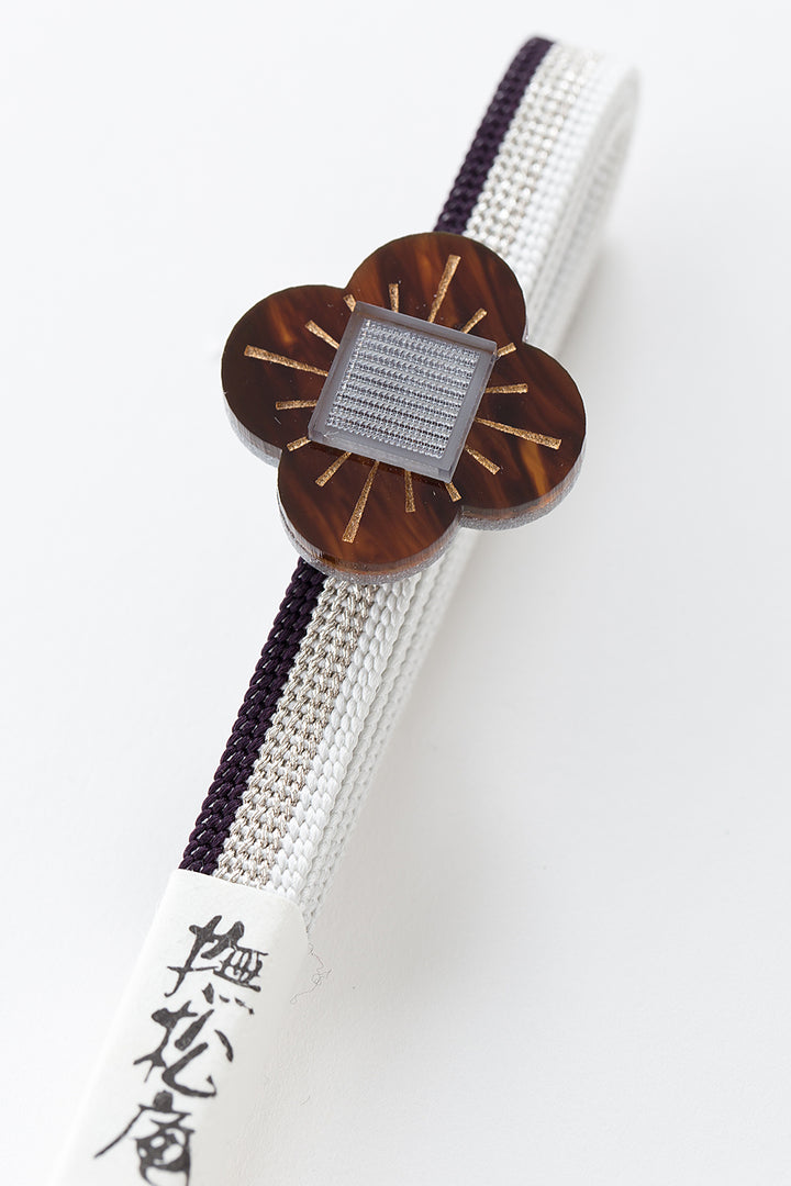 超美品 鼈甲 べっこう 螺鈿 帯留め 帯締 三分紐 金子光俊 作家物 超美品 鼈甲 べっこう 螺鈿 帯留め 帯締 三分紐 金子光俊 作家物