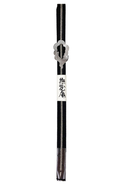 月と雲帯留付三分紐
