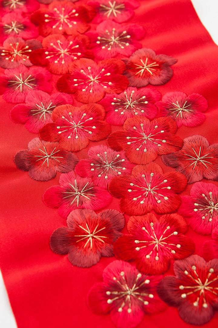 半衿/花刺繍