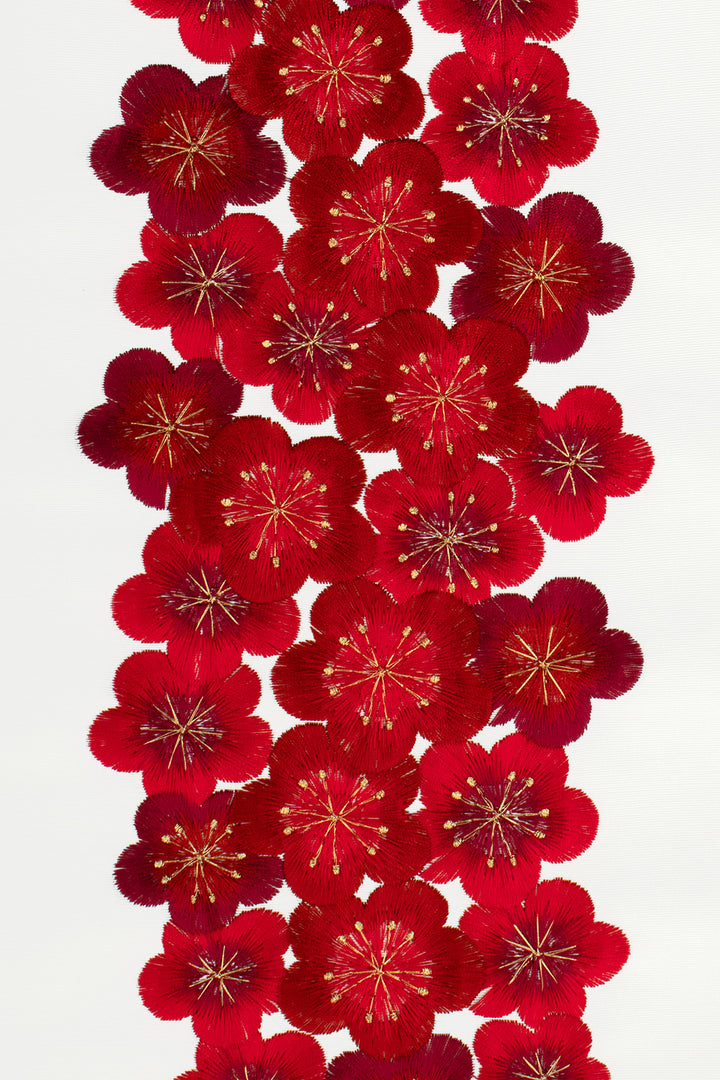 半衿/花刺繍