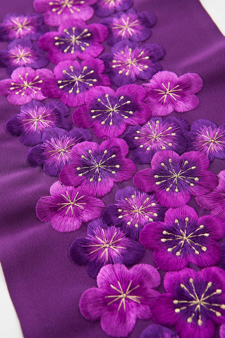 半衿/花刺繍