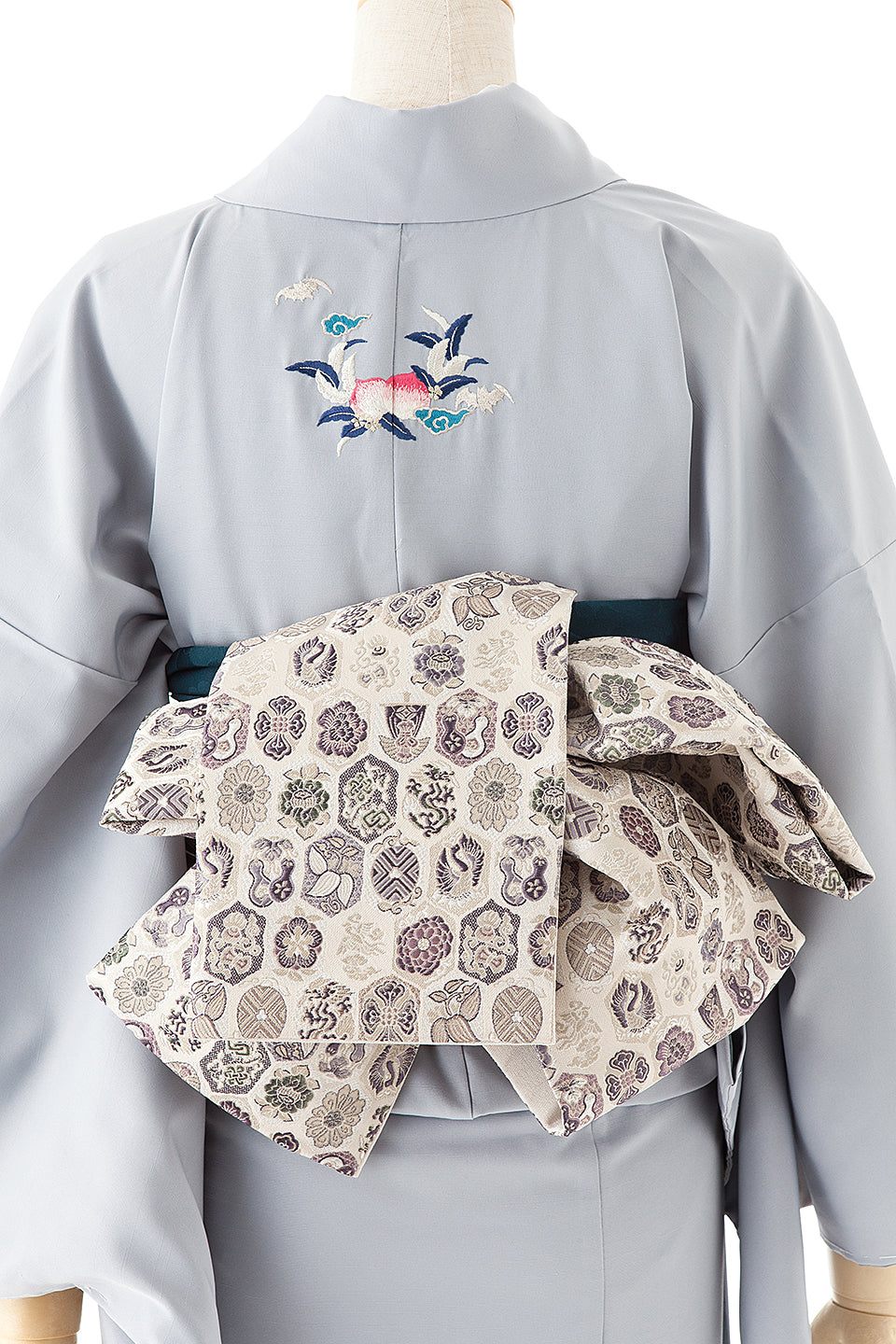 【繍】　★ 民俗 紅地福寿双全紋銅鏡套 ★　清代　蝙蝠 寿桃 刺繍文様　明清織繍 繍】 ☆ 民俗 紅地福寿双全紋銅鏡套 ☆ 清代 蝙蝠 寿桃 刺繍文様