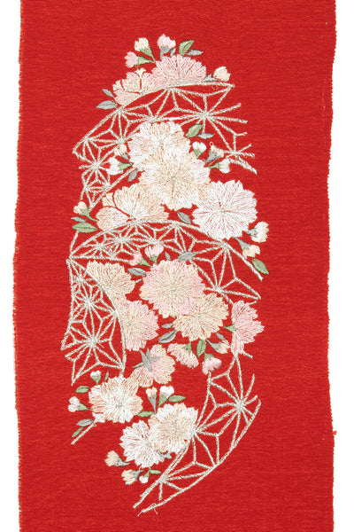 半衿/ 桜と麻の葉