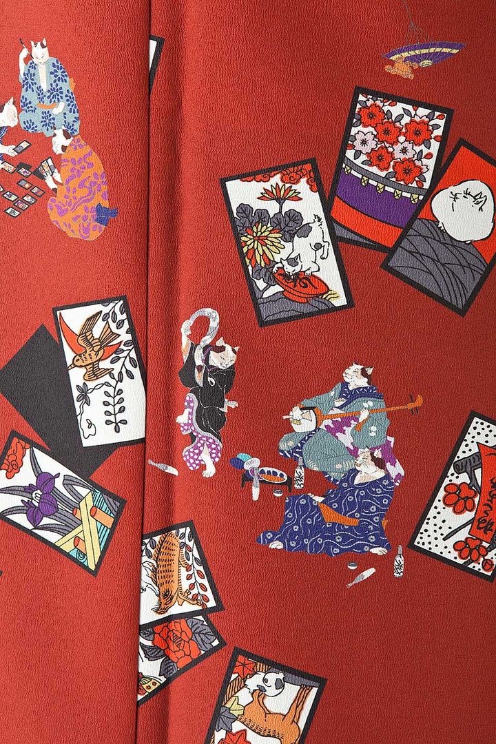 小紋/猫花札