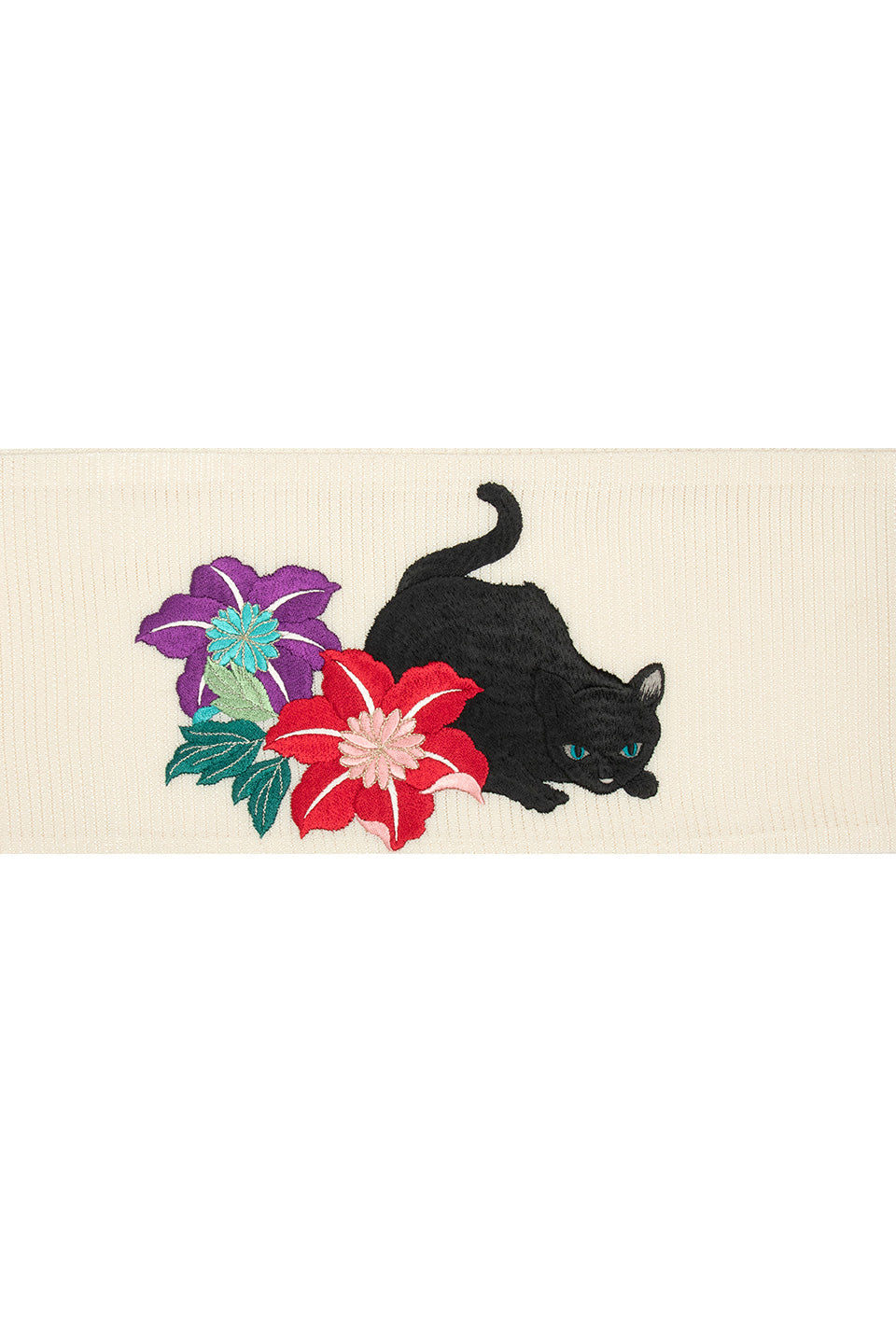 レディス絽帯/猫と鉄線 （7599625207983）– 撫松庵公式通販サイト 