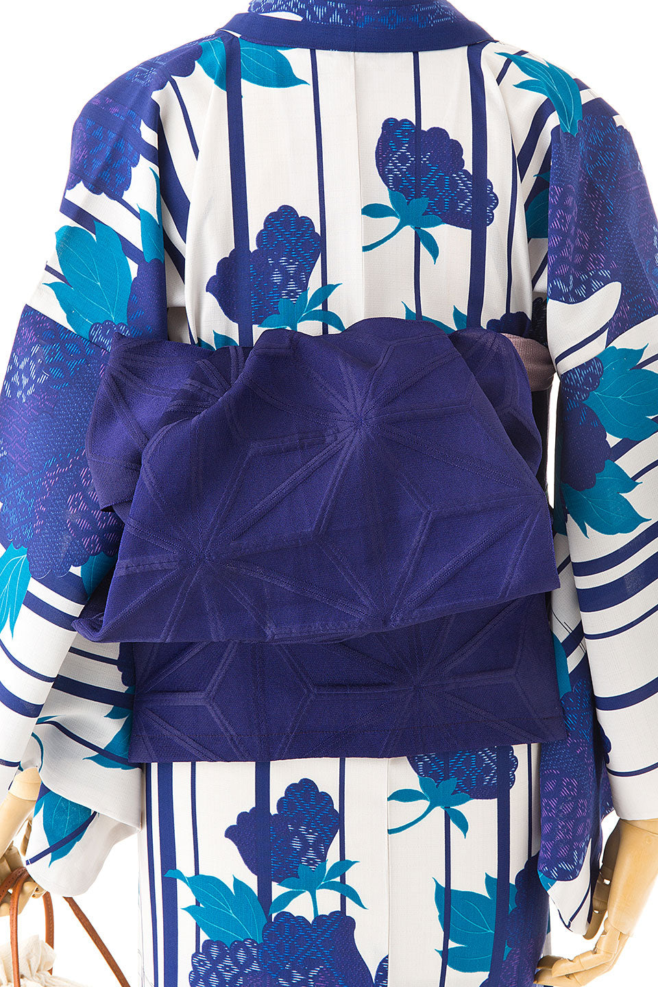 撫松庵 刺し子牡丹〈紺〉