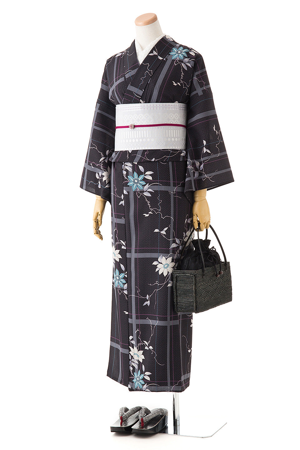 ☆ ゆか　さま　専用　☆ ゆかた・帯 ゆかた 網目格子〈うぐいす〉|商品を選んで注文