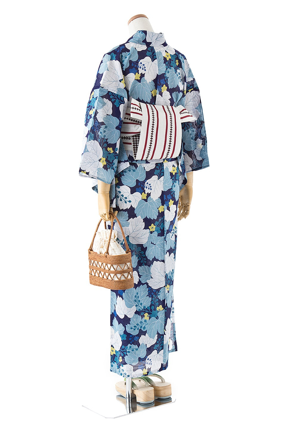 レディスゆかた/桐の葉/綿絽 – 撫松庵公式通販サイト