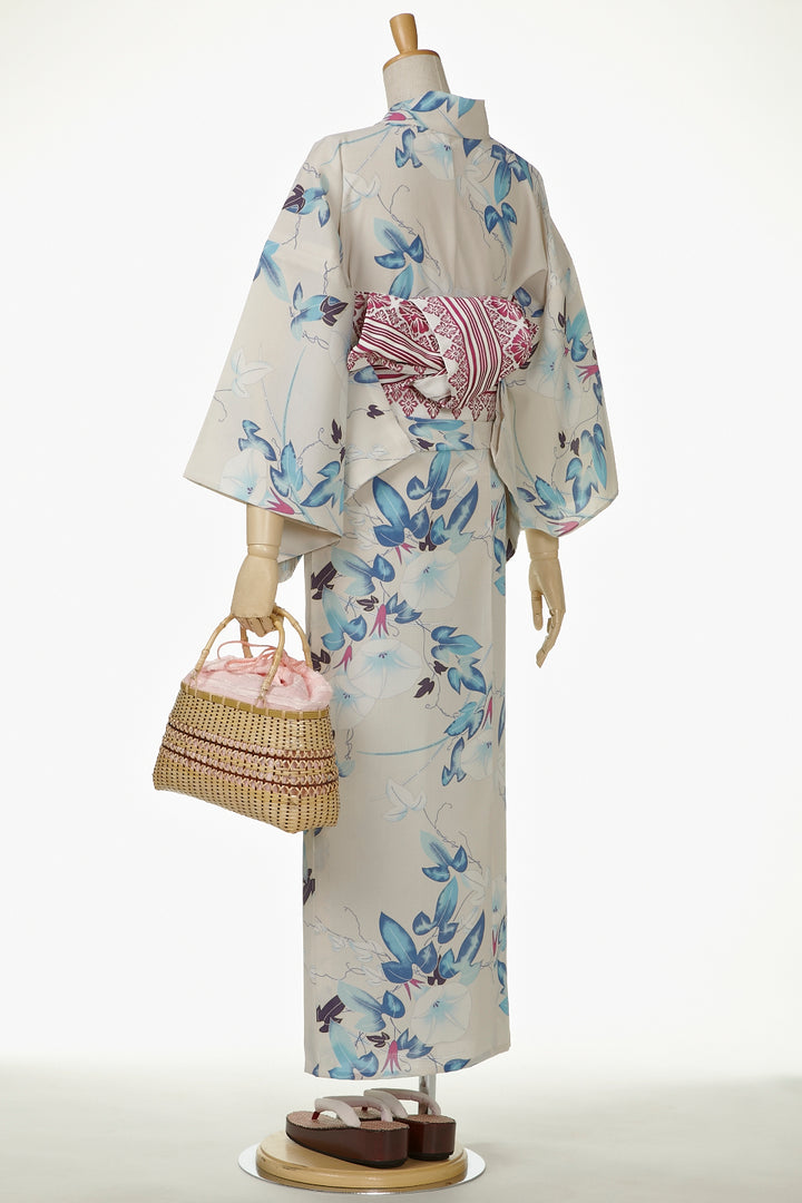 レディスゆかた/水彩朝顔