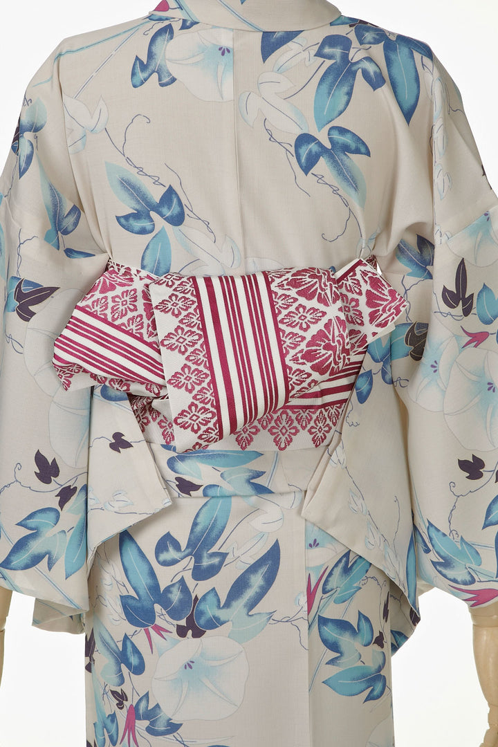 レディスゆかた/水彩朝顔