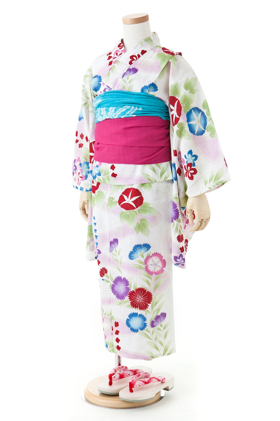 （撫松庵） 浴衣 帯前板4点セット　ジュニア   10~11歳 撫松庵） 浴衣 帯前板4点セット ジュニア 10~11歳