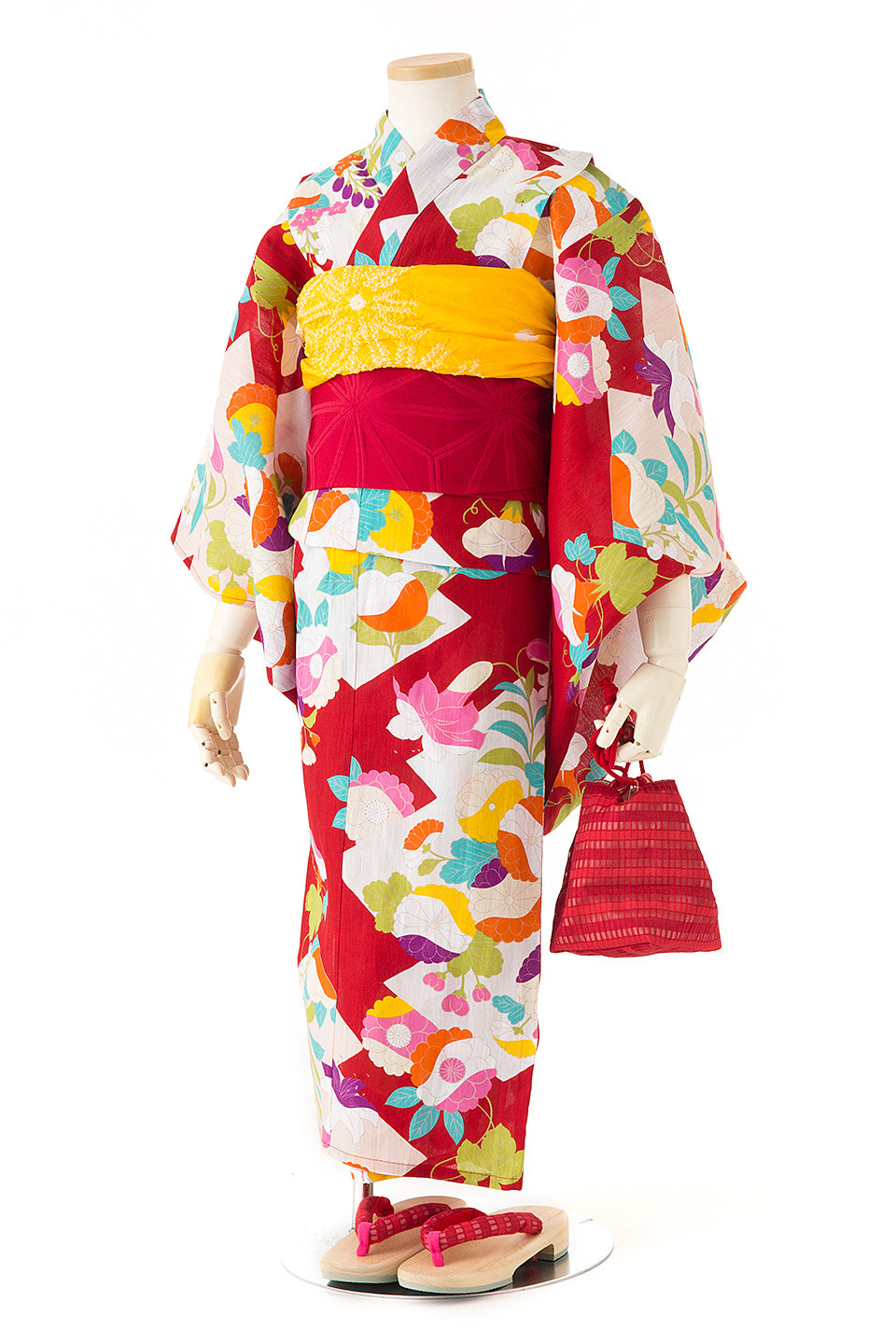 （撫松庵） 浴衣 帯前板4点セット　ジュニア   10~11歳 最新の激安 浴衣 撫松庵） 帯前板4点セット 10~11歳 ジュニア
